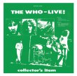 画像2: THE WHO - LIVE!: COLLECTOR'S ITEM (2CD+ボーナス・フロント・ジャケ付属) (2)