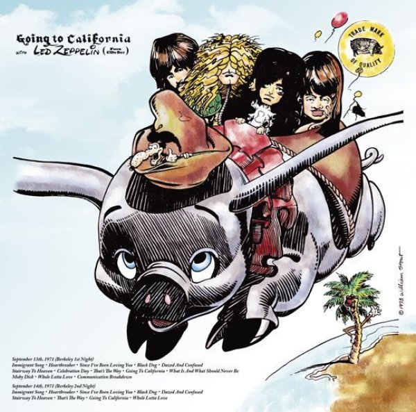 【完売】LED ZEPPELIN - GOING TO CALIFORNIA (4CD + Limited Poster & Inner &  Sticker)