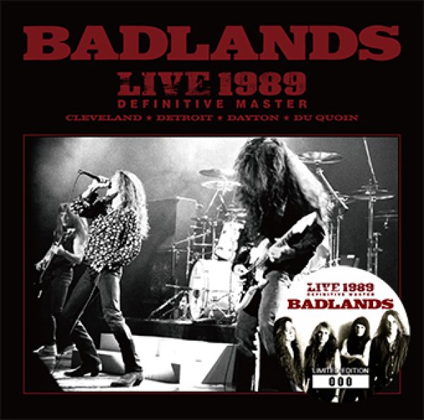 取り寄せ】BADLANDS LIVE 1989: DEFINITIVE MASTER(2CD) plus Bonus DVDR* Numbered  Stickered Edition Only navy-blue