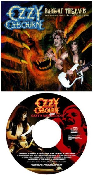 画像1: OZZY OSBOURNE - BARK AT THE PARIS(1CDR + Ltd Bonus CDR)  (1)