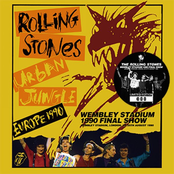 THE ROLLING STONES - WEMBLEY STADIUM 1990 FINAL SHOW(2CD) - navy-blue