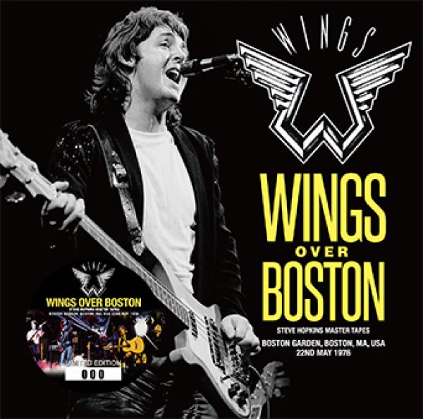 WINGS - WINGS OVER BOSTON（2CD） - navy-blue