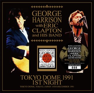 GEORGE HARRISON WITH ERIC CLAPTON AND HIS BAND - HIROSHIMA 1991(2CD) -  navy-blue