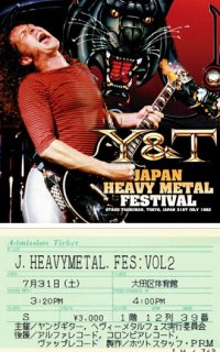 Y&T - JAPAN HEAVY METAL FESTIVAL(1CD + Ticket Replica) - navy-blue