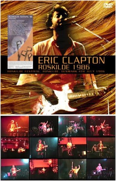 ERIC CLAPTON - ROSKILDE 1986 SOUNDBOARD(2CD) plus Bonus DVDR* Numbered  Stickered Edition Only - navy-blue