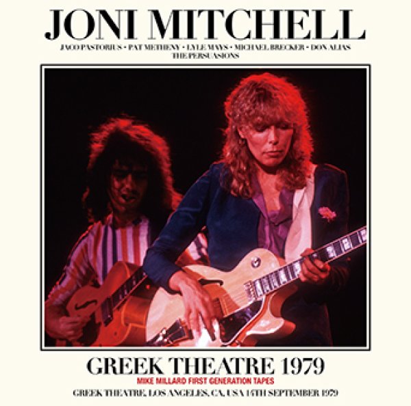 JONI MITCHELL - GREEK THEATRE 1979: MIKE MILLARD FIRST GENERATION TAPES(2CD)  - navy-blue