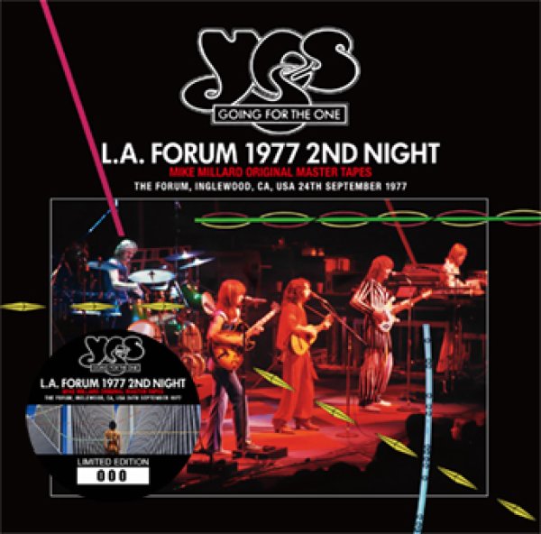 画像1: YES - L.A. FORUM 1977 2ND NIGHT: MIKE MILLARD ORIGINAL MASTER TAPES(2CD) (1)