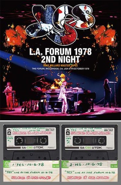 画像1: YES - L.A. FORUM 1978 2ND NIGHT: MIKE MILLARD MASTER TAPES(2CD) (1)