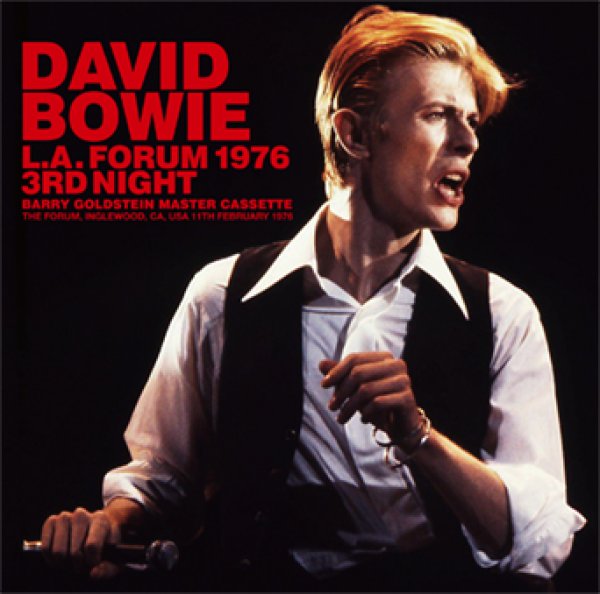 画像1: DAVID BOWIE - L.A. FORUM 1976 3RD NIGHT: BARRY GOLDSTEIN MASTER CASSETTE(1CD) (1)