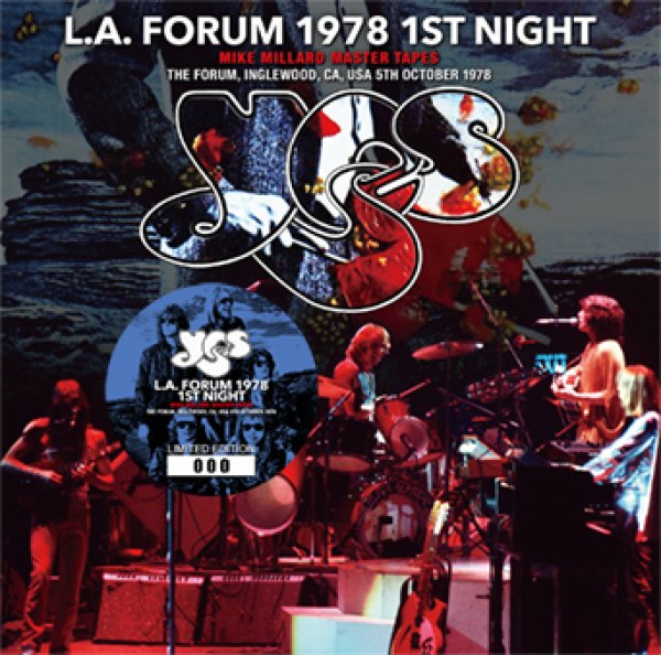 画像1: YES - L.A. FORUM 1978 1ST NIGHT Mike Millard Master Tapes(2CD) (1)