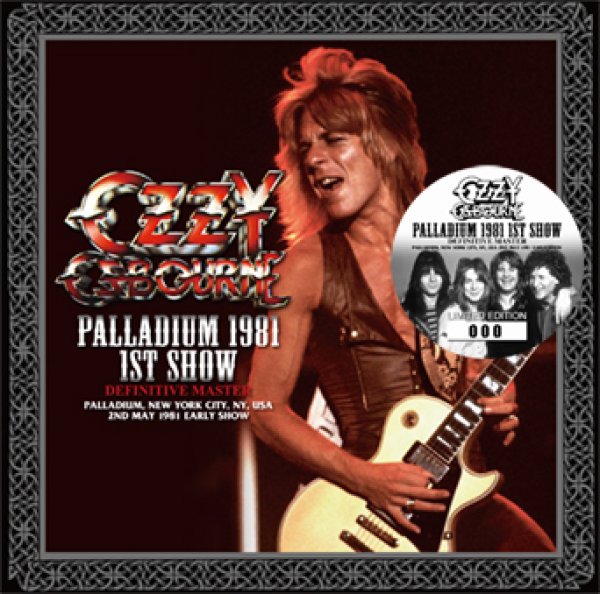 画像1: OZZY OSBOURNE - PALLADIUM 1981 1ST SHOW: DEFINITIVE MASTER(1CD) (1)