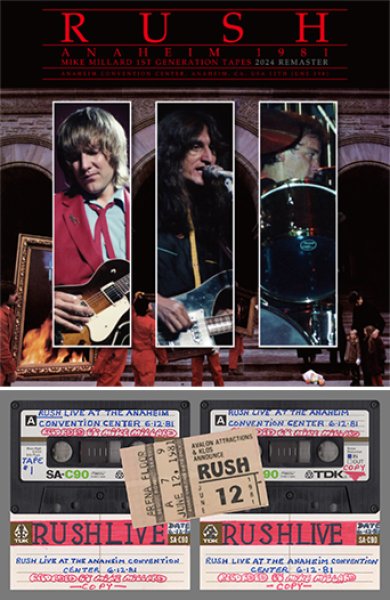 画像1: RUSH - ANAHEIM 1981 MIKE MILLARD 1ST GENERATION TAPES: 2024 REMASTER(2CD) (1)