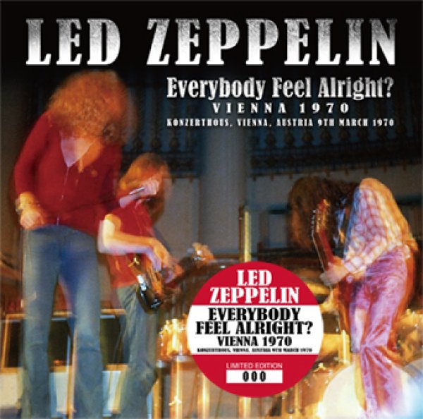 画像1: LED ZEPPELIN - EVERYBODY FEEL ALRIGHT? : VIENNA 1970(2CD) (1)