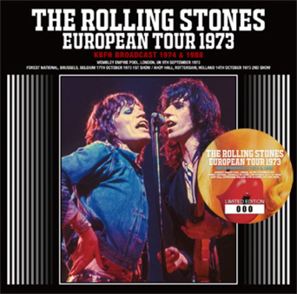 画像1: THE ROLLING STONES - EUROPEAN TOUR 1973: KBFH BROADCAST 1974 & 1988(2CD)*5th Edition with MJ/KR Cover (Standard Jacket) (1)