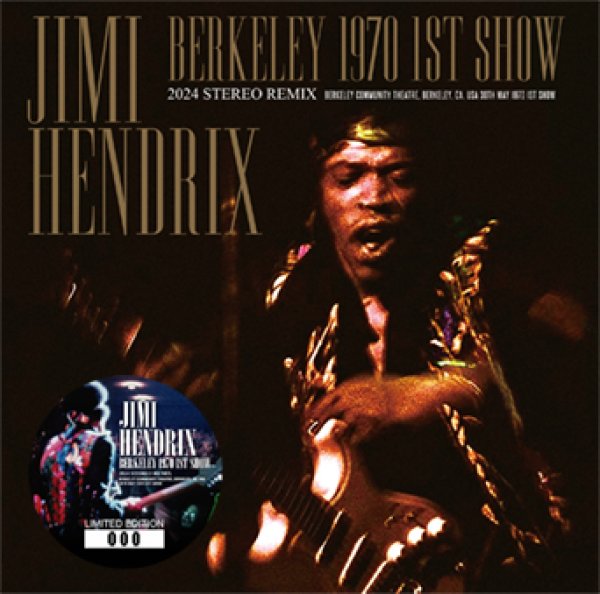 画像1: JIMI HENDRIX - BERKELEY 1970 1ST SHOW: 2024 STEREO REMIX(2CD) (1)