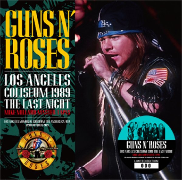 画像1: GUNS N' ROSES - LOS ANGELES COLISEUM 1989 THE LAST NIGHT: MIKE MILLARD MASTER TAPES(1CD) (1)