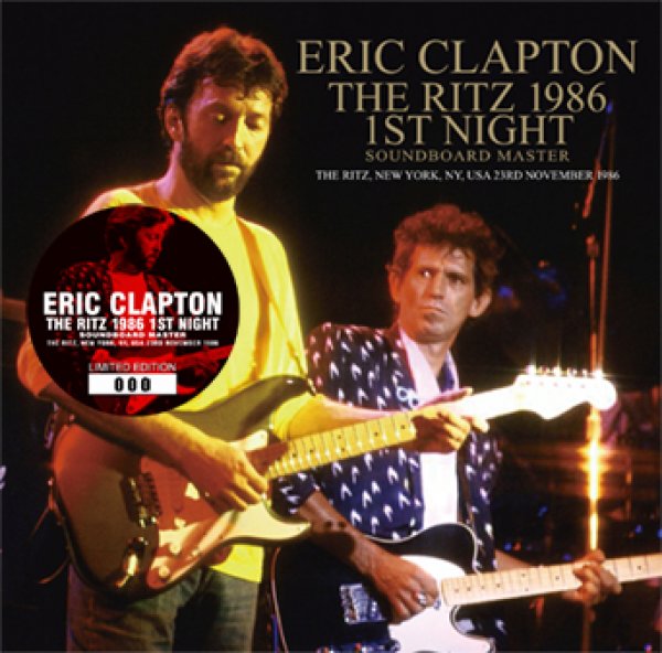 画像1: ERIC CLAPTON - THE RITZ 1986 1ST NIGHT: SOUNDBOARD MASTER(2CD) (1)