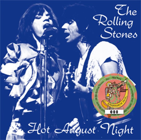 画像1: THE ROLLING STONES - HOT AUGUST NIGHT(2CD) with Original Blue Cover (1)