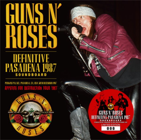 画像1: GUNS N' ROSES - DEFINITIVE PASADENA 1987 SOUNDBOARD(2CD) (1)