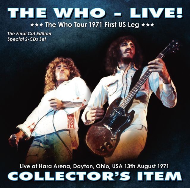 THE WHO - LIVE!: COLLECTOR'S ITEM (2CD+ボーナス・フロント・ジャケ付属)