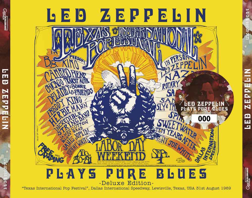 LED ZEPPELIN - PLAYS PURE BLUES Deluxe Edition(5CD) - navy-blue